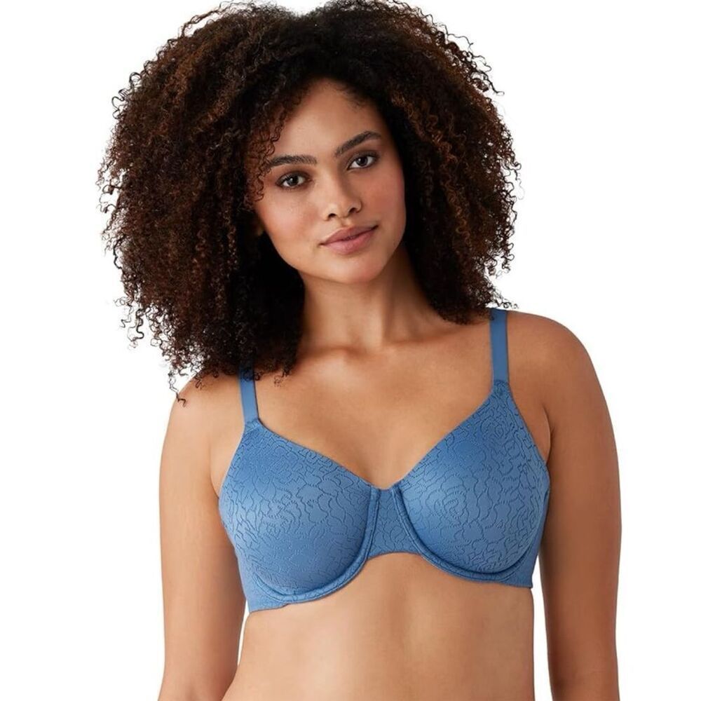 Wacoal NWT Women's Inside Job Underwire Bra Coronet Blue 42DD